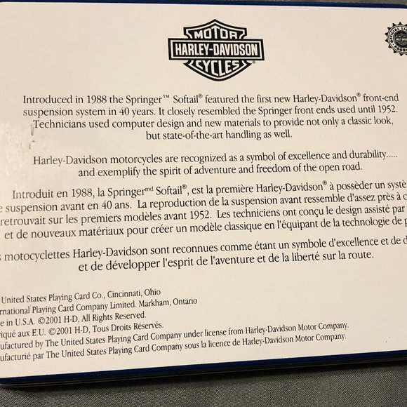 Harley-Davidson 2 Pack Playing Cards in Tin - Picture 8 of 8